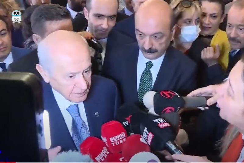 Bahçeli, Sinan Ateş cinayeti sorusu sorulması üzerine sinirlendi