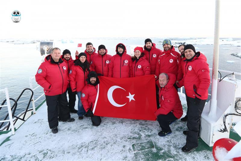 Türk bilim insanları, Antarktika'da