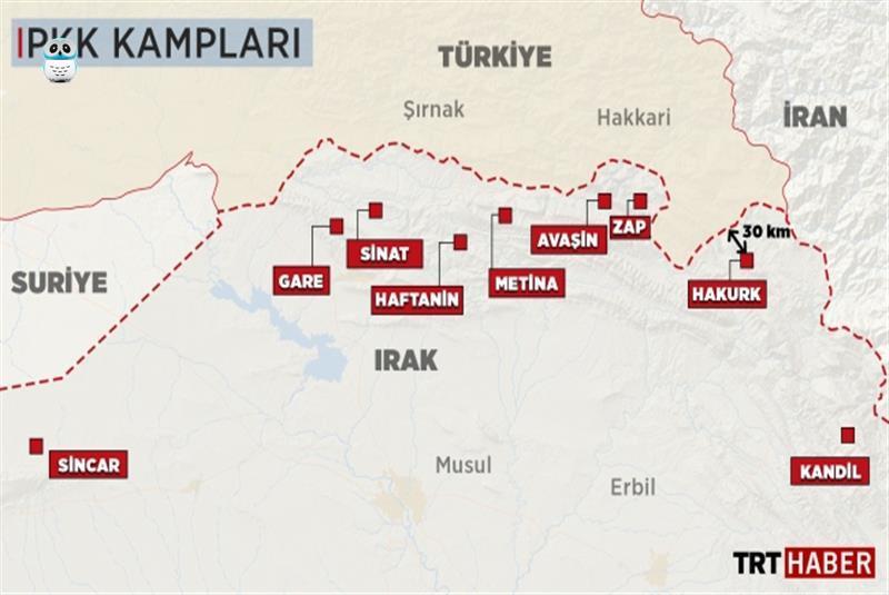 32 PKK'lı terörist öldürüldü
