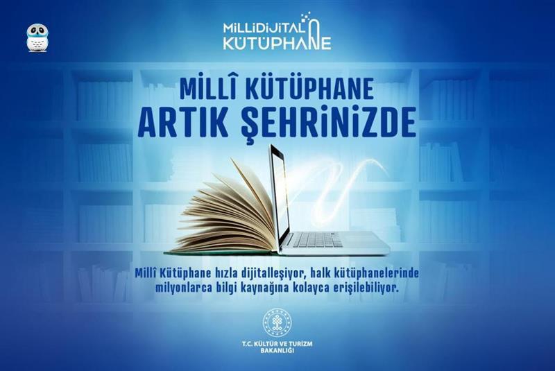 Milli Kütüphaneye 66 ilden erişim sağlanacak